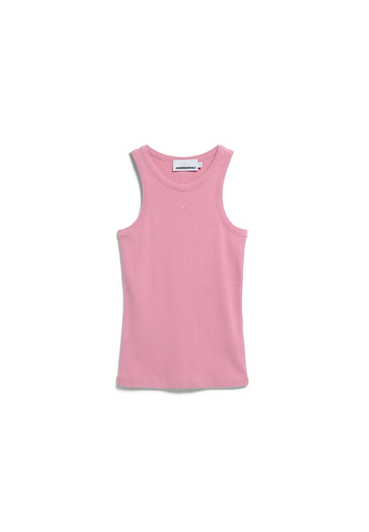 ARMEDANGELS - Ripp Top • washed berry - ROSA ECK