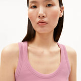ARMEDANGELS - Ripp Trägerkleid • washed berry - ROSA ECK