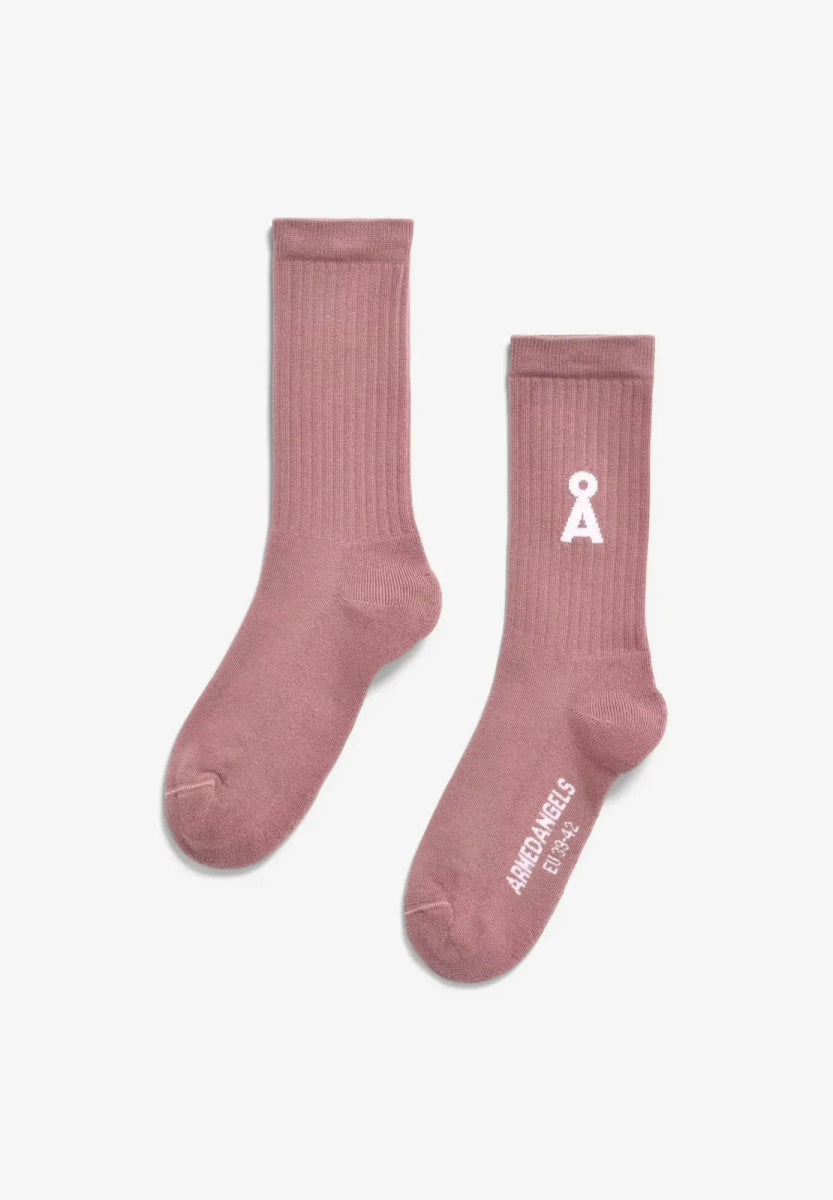ARMEDANGELS - SAAMUS BOLD Socken • light berry - Socken - ROSA ECK Concept Store