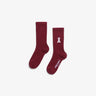 ARMEDANGELS - SAAMUS BOLD Socken • velvet red - ROSA ECK