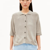 ARMEDANGELS - Strick Cardigan aus Leinenmix • sandstone - ROSA ECK