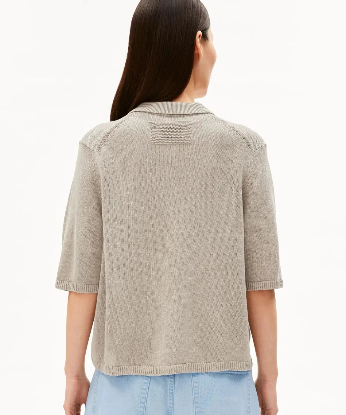 ARMEDANGELS - Strick Cardigan aus Leinenmix • sandstone - ROSA ECK