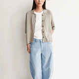 ARMEDANGELS - Strick Cardigan aus Leinenmix • sandstone - ROSA ECK