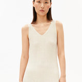 ARMEDANGELS - Strickkleid aus Leinenmix • undyed - ROSA ECK
