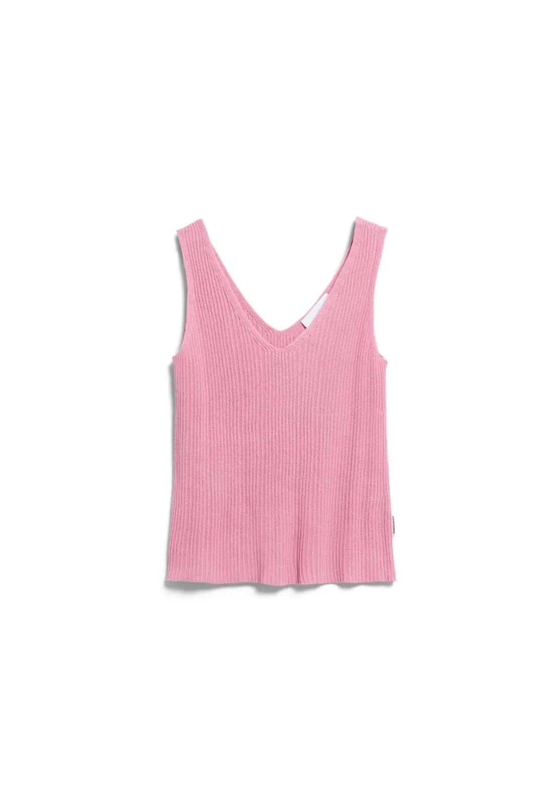ARMEDANGELS - Stricktop aus Leinenmix • washed berry - ROSA ECK