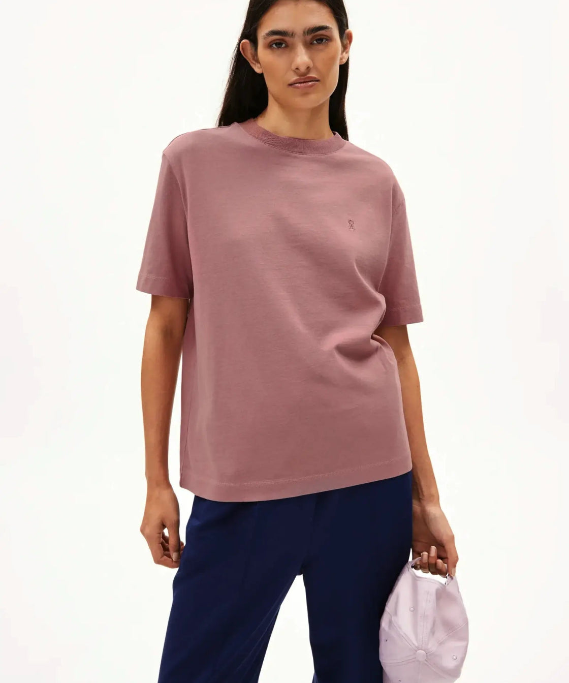 ARMEDANGELS - TARJAA Heavyweight T‑Shirt • light berry - ROSA ECK Concept Store