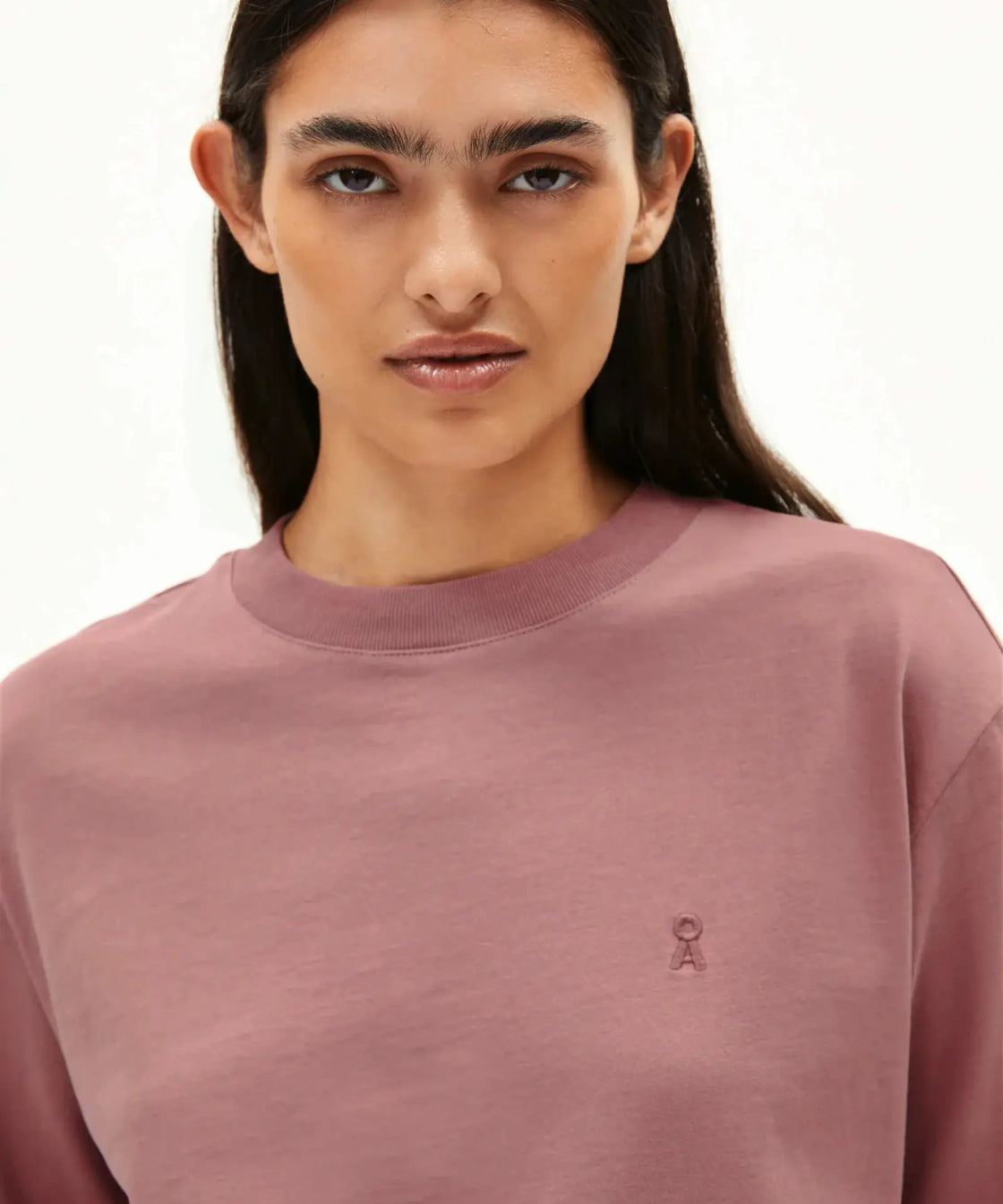 ARMEDANGELS - TARJAA Heavyweight T‑Shirt • light berry - ROSA ECK Concept Store