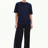 ARMEDANGELS - TARJAA Heavyweight T‑Shirt • tinted navy - ROSA ECK Concept Store