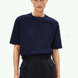 ARMEDANGELS - TARJAA Heavyweight T‑Shirt • tinted navy - ROSA ECK Concept Store