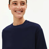 ARMEDANGELS - TARJAA Heavyweight T‑Shirt • tinted navy - ROSA ECK Concept Store
