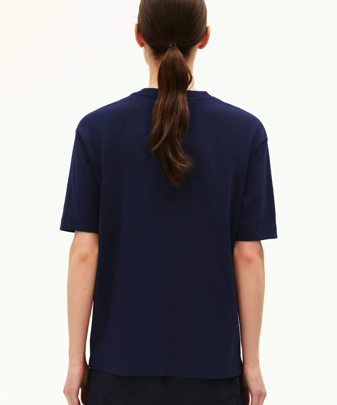 ARMEDANGELS - TARJAA Heavyweight T‑Shirt • tinted navy - ROSA ECK Concept Store