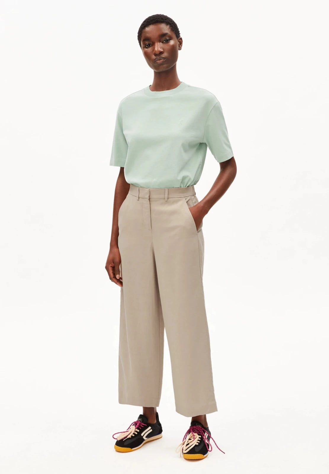 ARMEDANGELS - TARJAA T-Shirt • foam - ROSA ECK