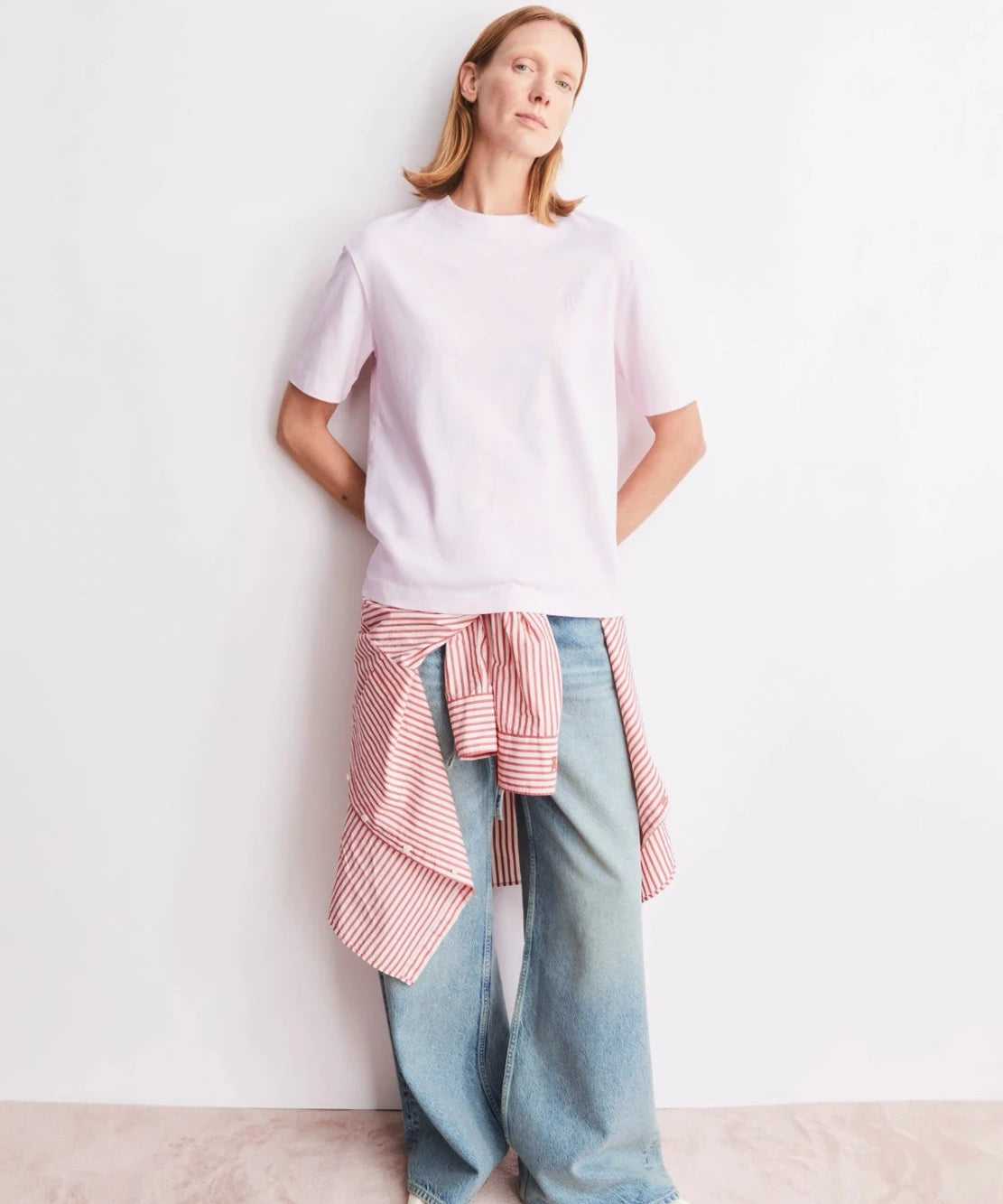 ARMEDANGELS - TARJAA T-Shirt • pink mist - T-Shirt - ROSA ECK