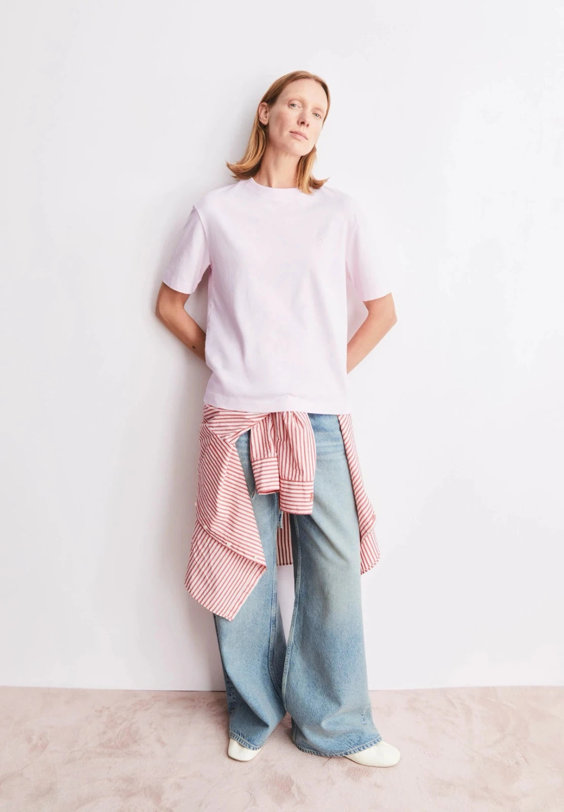 ARMEDANGELS - TARJAA T-Shirt • pink mist - T-Shirt - ROSA ECK