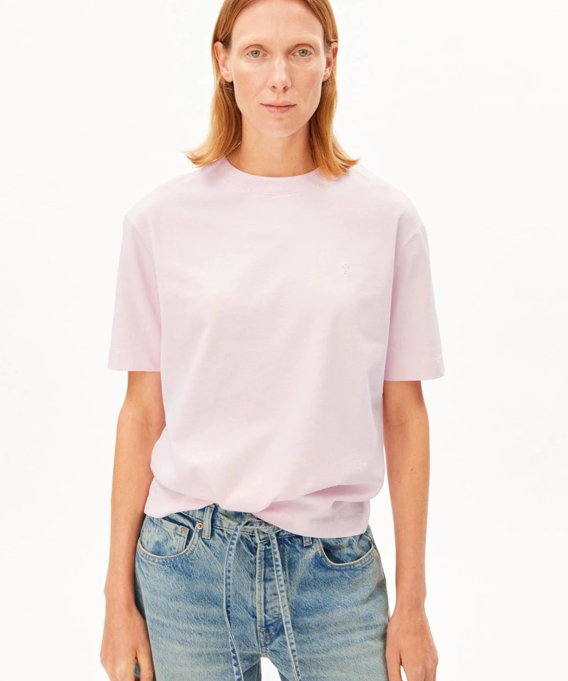 ARMEDANGELS - TARJAA T-Shirt • pink mist - T-Shirt - ROSA ECK