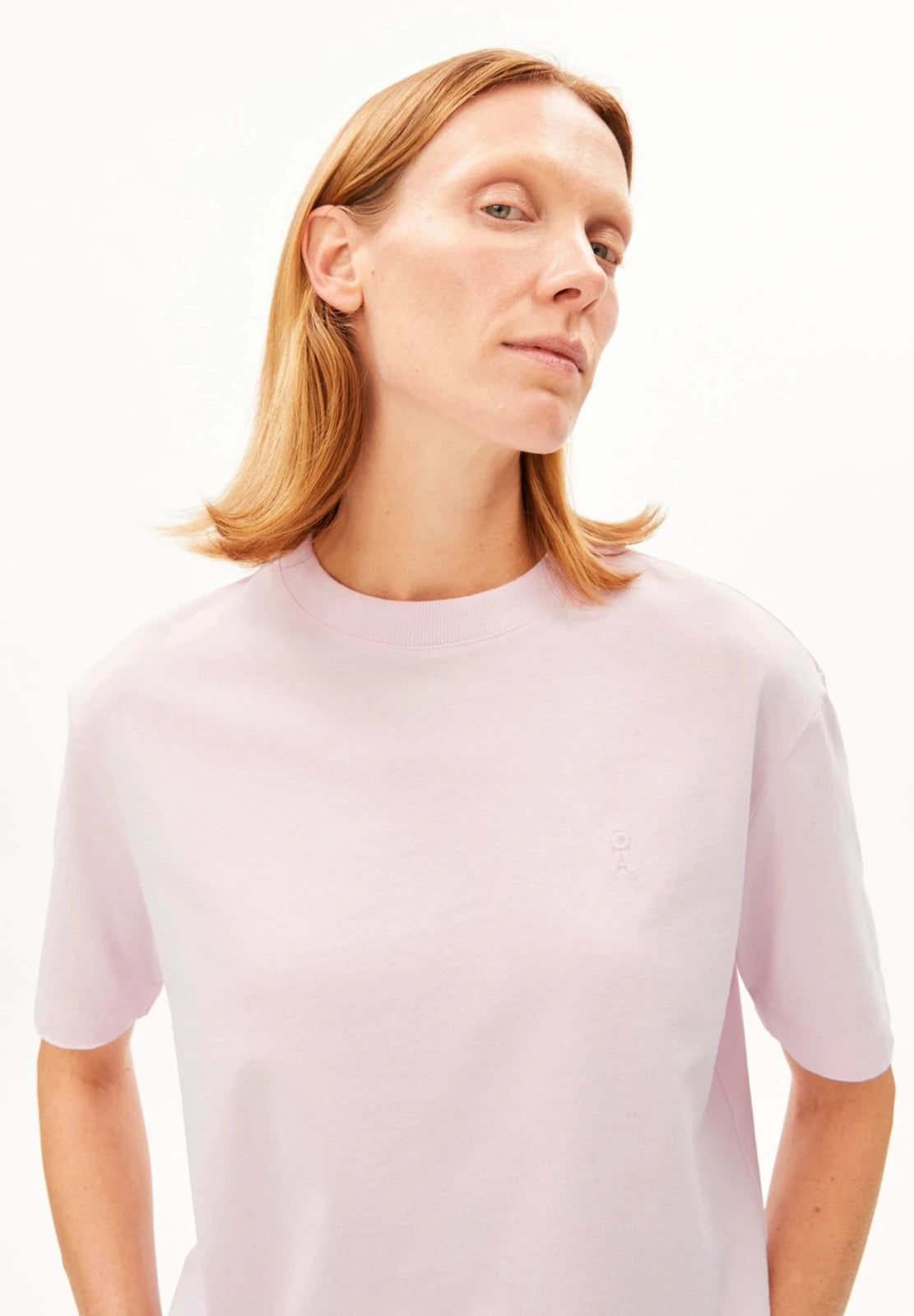 ARMEDANGELS - TARJAA T-Shirt • pink mist - T-Shirt - ROSA ECK