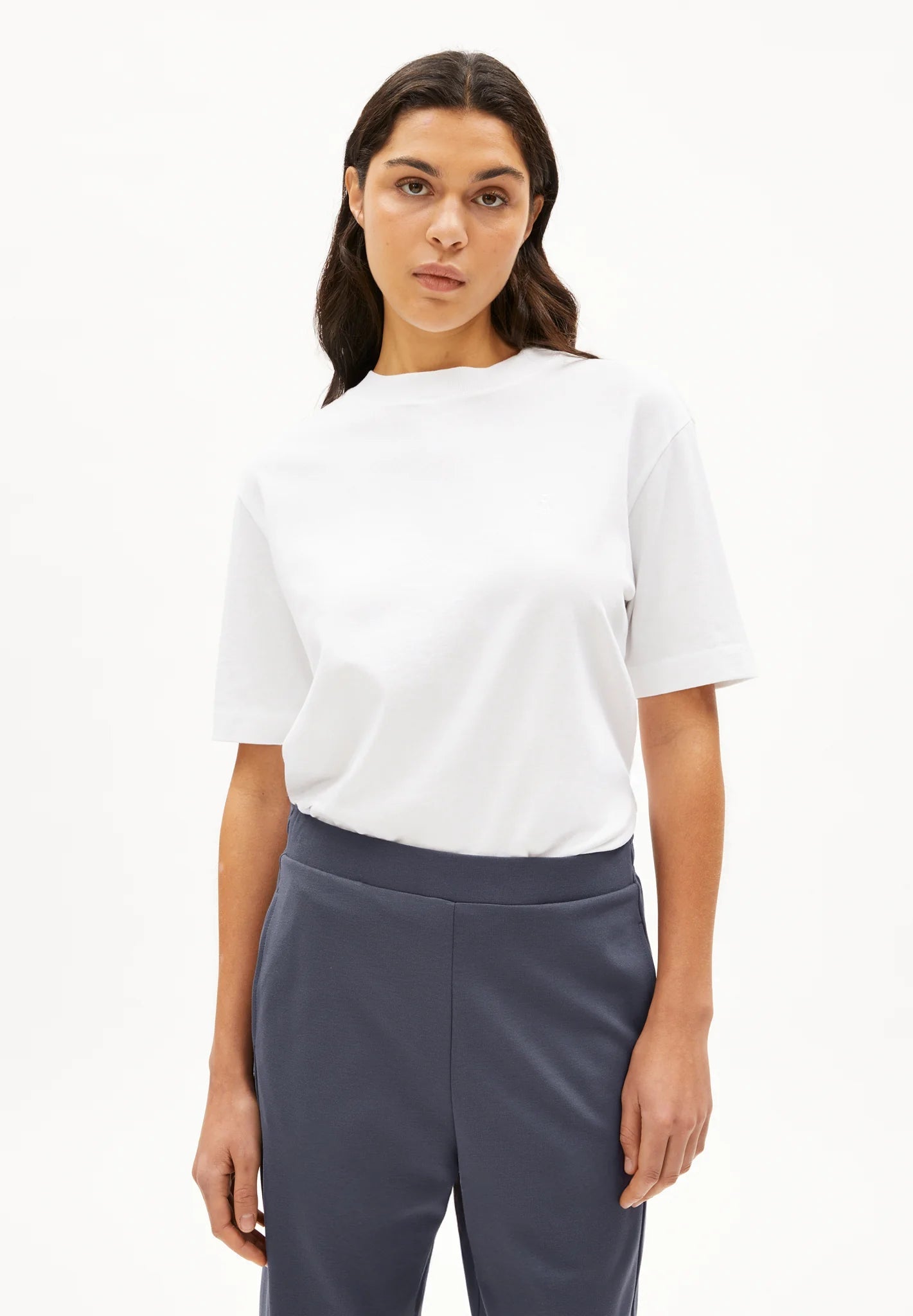 ARMEDANGELS - TARJAA T-Shirt • white - ROSA ECK