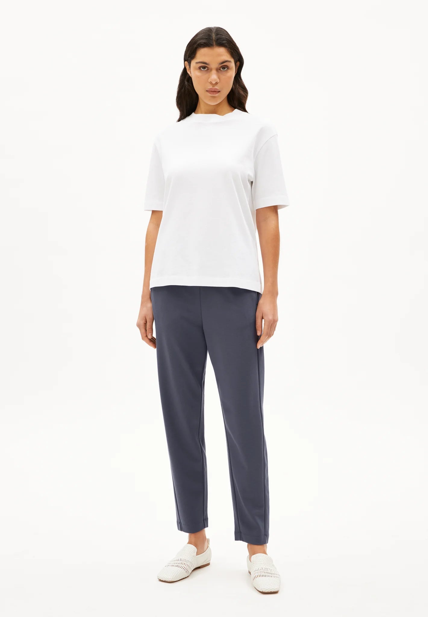 ARMEDANGELS - TARJAA T-Shirt • white - ROSA ECK