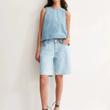 ARMEDANGELS - THALINAA Jeans Shorts • barrea - ROSA ECK