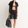 ARMEDANGELS - THALINAA Jeans Shorts • ebony black - ROSA ECK