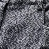 ARMEDANGELS - Tweed Barrel Hose • mid grey melange-oatmilk - ROSA ECK