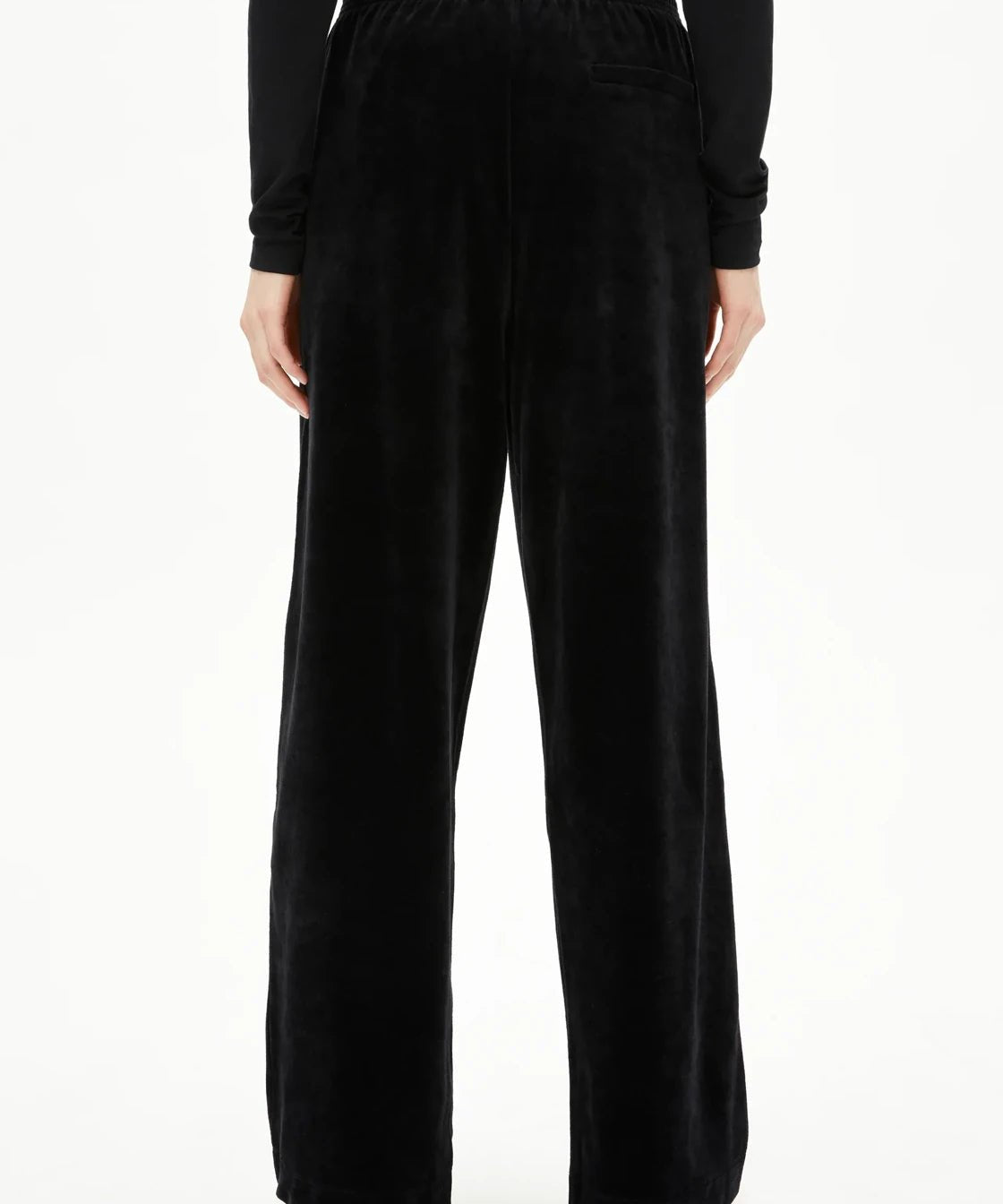 ARMEDANGELS - VATINAA VELVET Hose • black - Hose - ROSA ECK