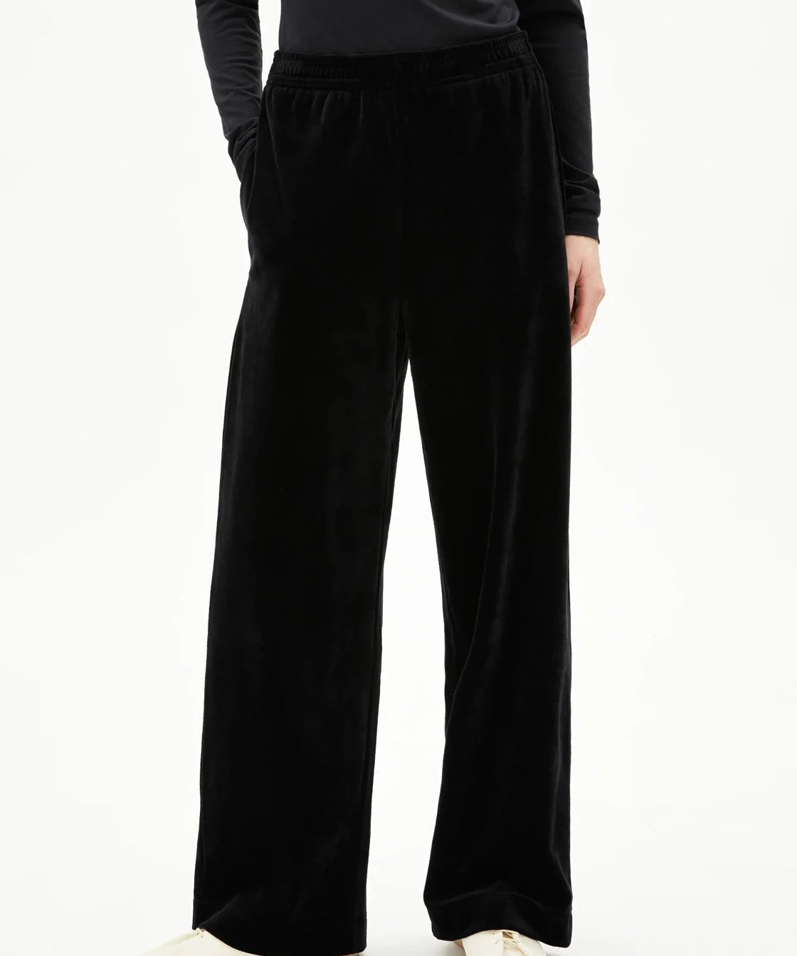 ARMEDANGELS - VATINAA VELVET Hose • black - Hose - ROSA ECK