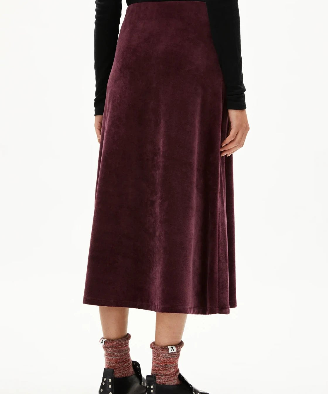 ARMEDANGELS - VOLAGAA VELVET Rock • dark cranberry - Rock - ROSA ECK