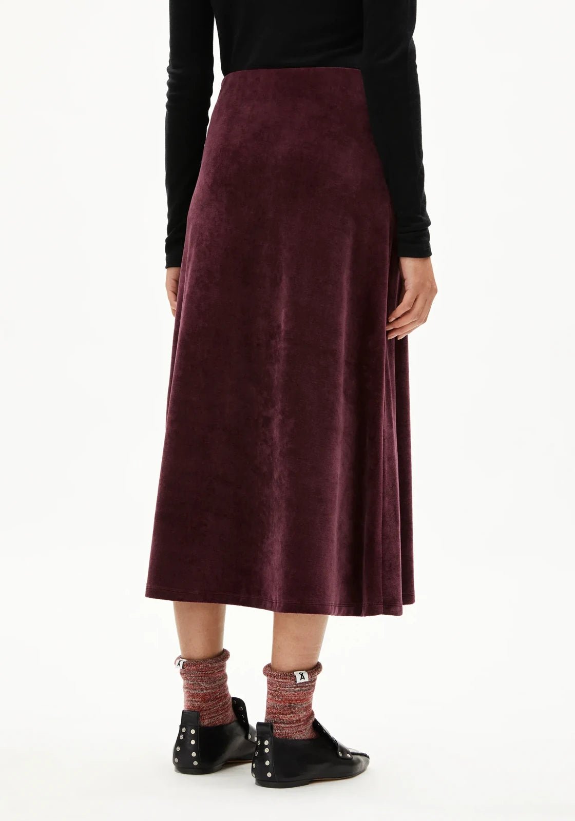 ARMEDANGELS - VOLAGAA VELVET Rock • dark cranberry - Rock - ROSA ECK