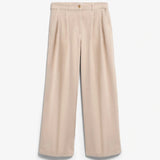 ARMEDANGELS - Wide Leg Cord-Bundfaltenhose • soft honey - ROSA ECK
