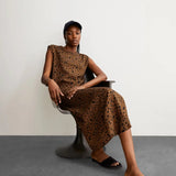 ARMEDANGELS - WOLAARIA LEOPAA Rock • dark camel - Rock - ROSA ECK Concept Store