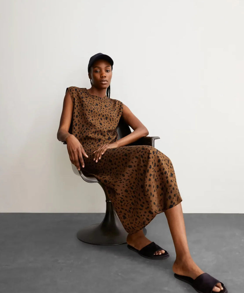ARMEDANGELS - WOLAARIA LEOPAA Rock • dark camel - Rock - ROSA ECK Concept Store