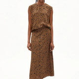 ARMEDANGELS - WOLAARIA LEOPAA Rock • dark camel - Rock - ROSA ECK Concept Store