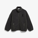 ARMEDANGELS - Woll-Mix Fleecejacke • steel melange - ROSA ECK