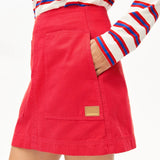 ARMEDANGELS - Workwear Canvas Mini - Rock • mars red - Rock - ROSA ECK