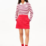 ARMEDANGELS - Workwear Canvas Mini - Rock • mars red - Rock - ROSA ECK