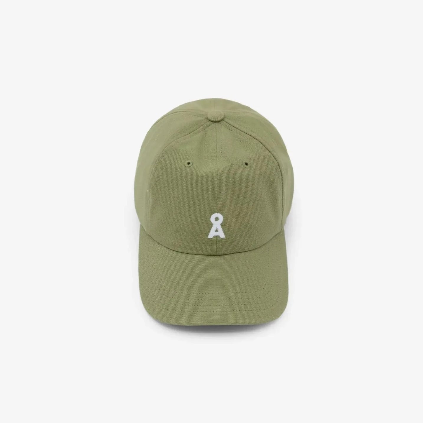 ARMEDANGELS - YENAAS BOLD Cap • Fatigue Green - ROSA ECK