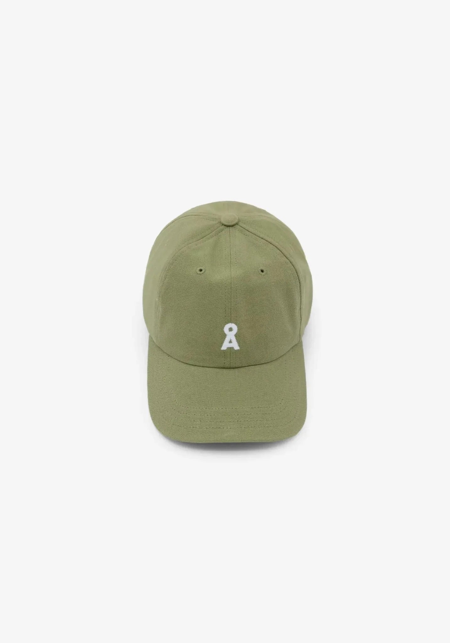 ARMEDANGELS - YENAAS BOLD Cap • Fatigue Green - ROSA ECK