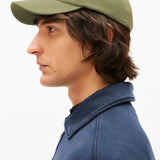 ARMEDANGELS - YENAAS BOLD Cap • Fatigue Green - ROSA ECK