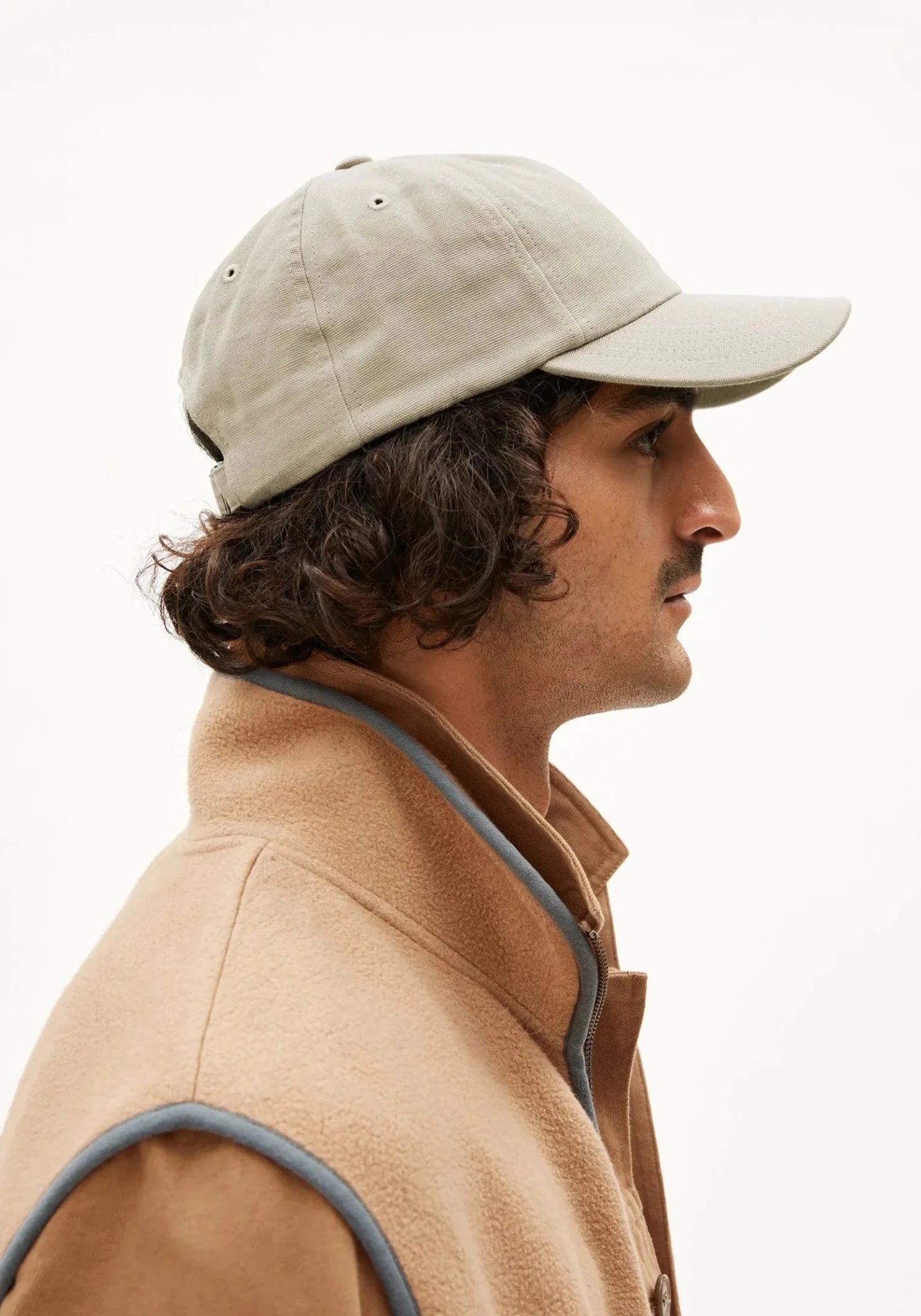 ARMEDANGELS - YENAAS BOLD Cap • Sandstone - ROSA ECK