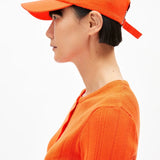 ARMEDANGELS - YENAAS BOLD Cap • Sunset Orange - ROSA ECK