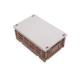 Aykasa Deckel für Faltkiste Mini in Coconut Milk (Beige) – ROSA ECK