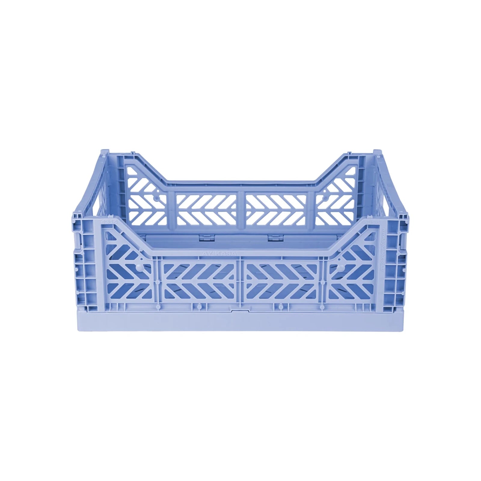 Aykasa Faltkiste Midi in Baby Blue (Blau), stapelbare Klappbox – ROSA ECK