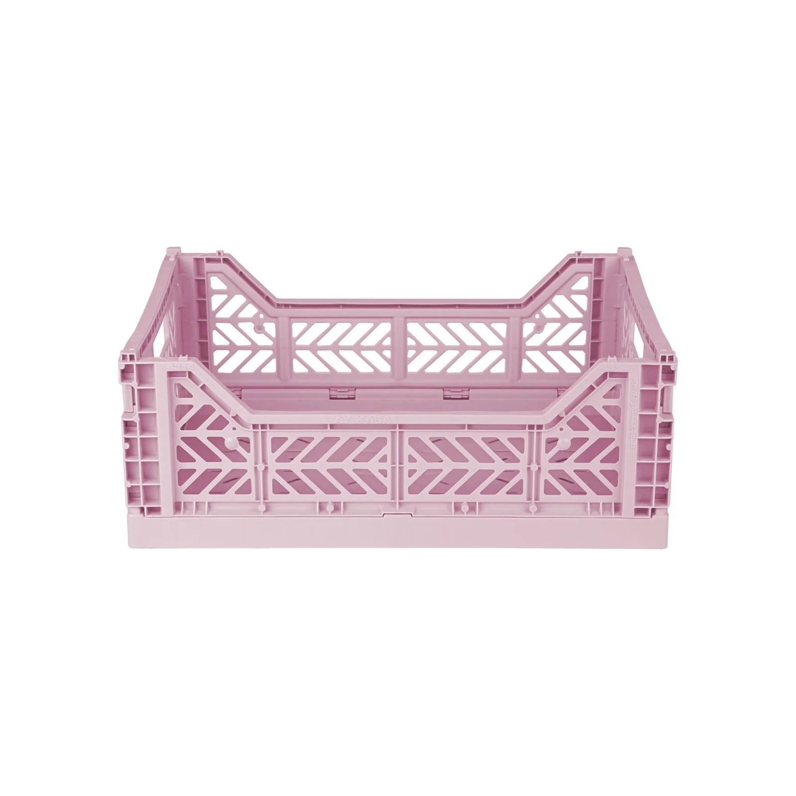 Aykasa Faltkiste Midi in Cherry Blossom (Rosa), stapelbare Klappbox – ROSA ECK