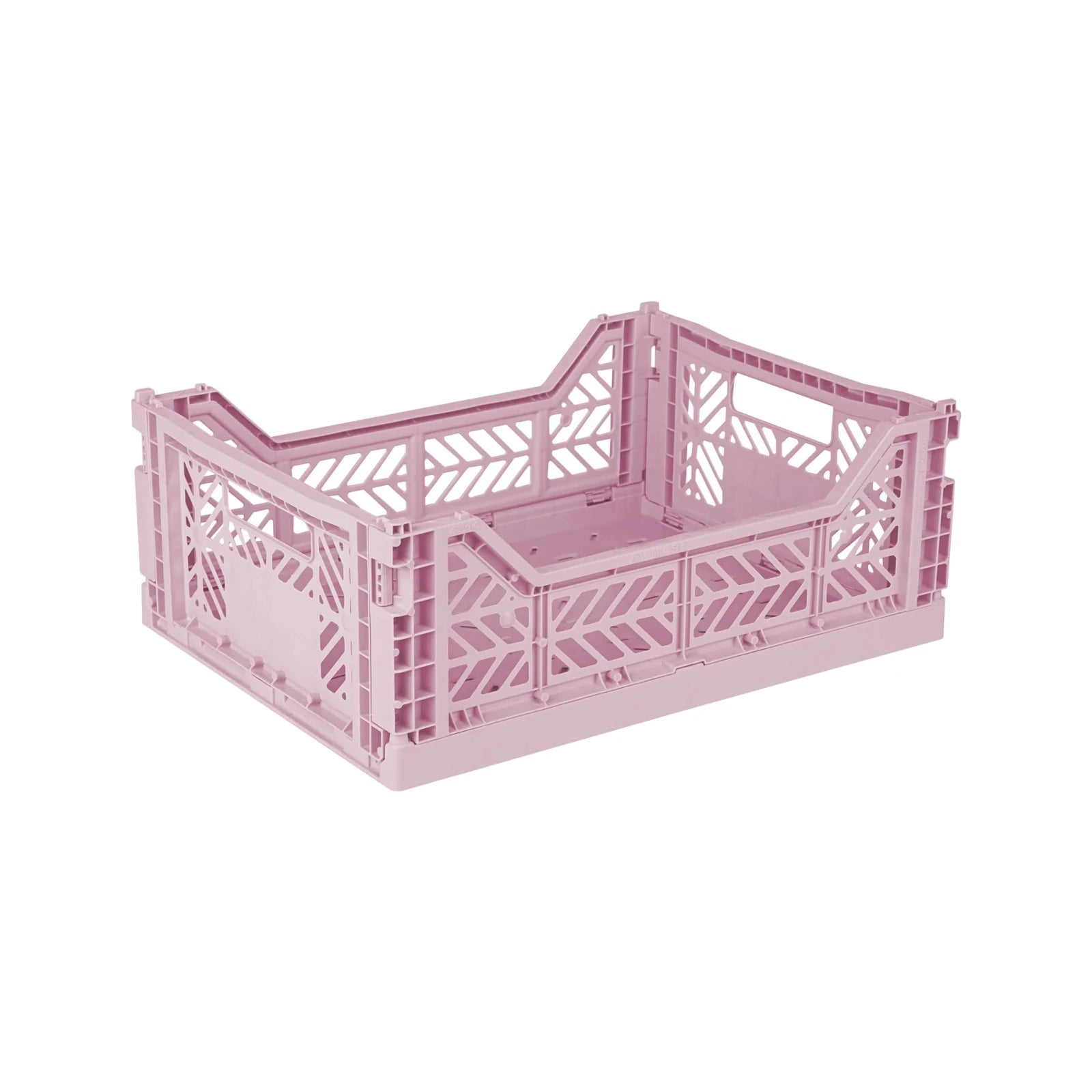 Aykasa Faltkiste Midi in Cherry Blossom (Rosa), stapelbare Klappbox – ROSA ECK