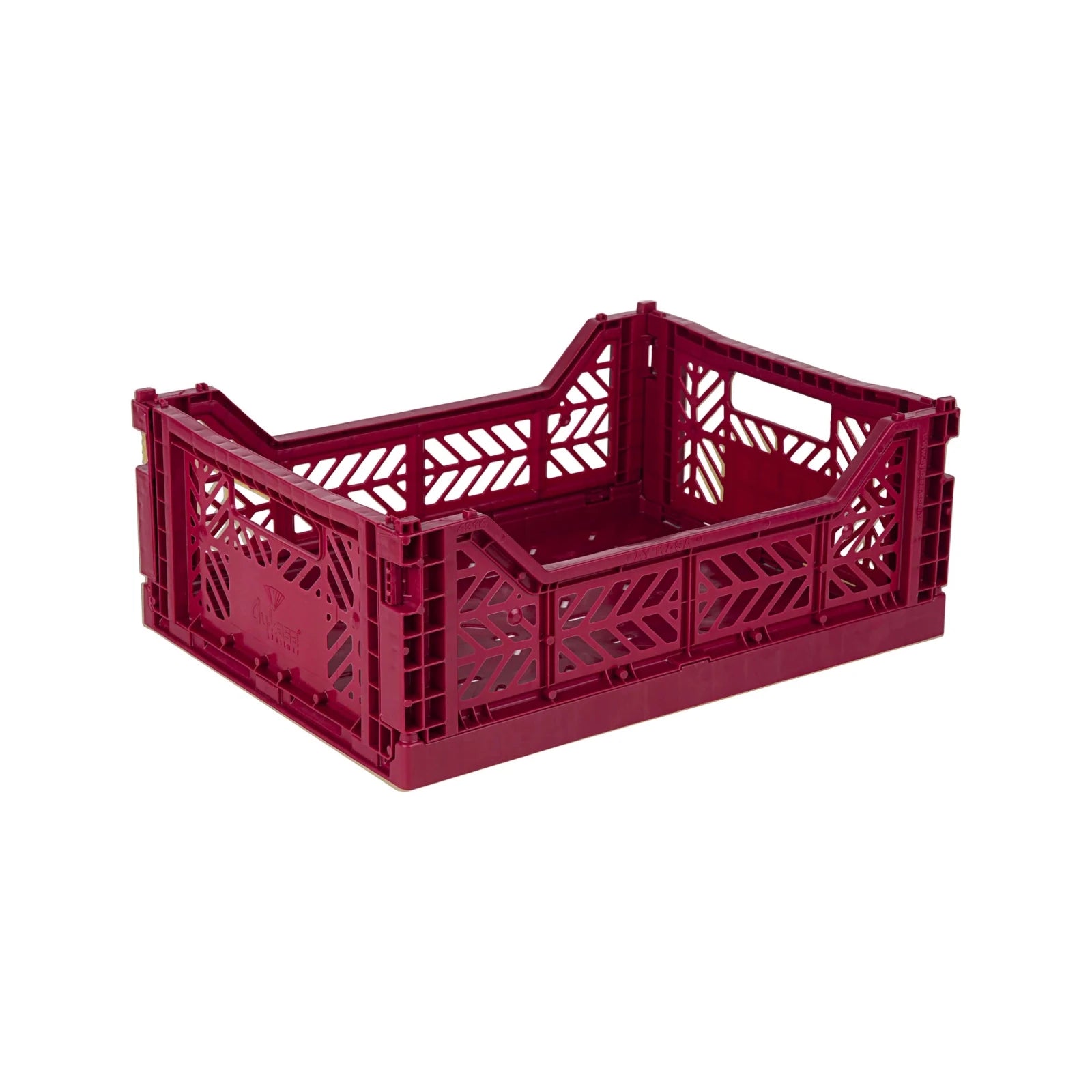 Aykasa Faltkiste Midi in Chilli Pepper (Rot), stapelbare Klappbox – ROSA ECK