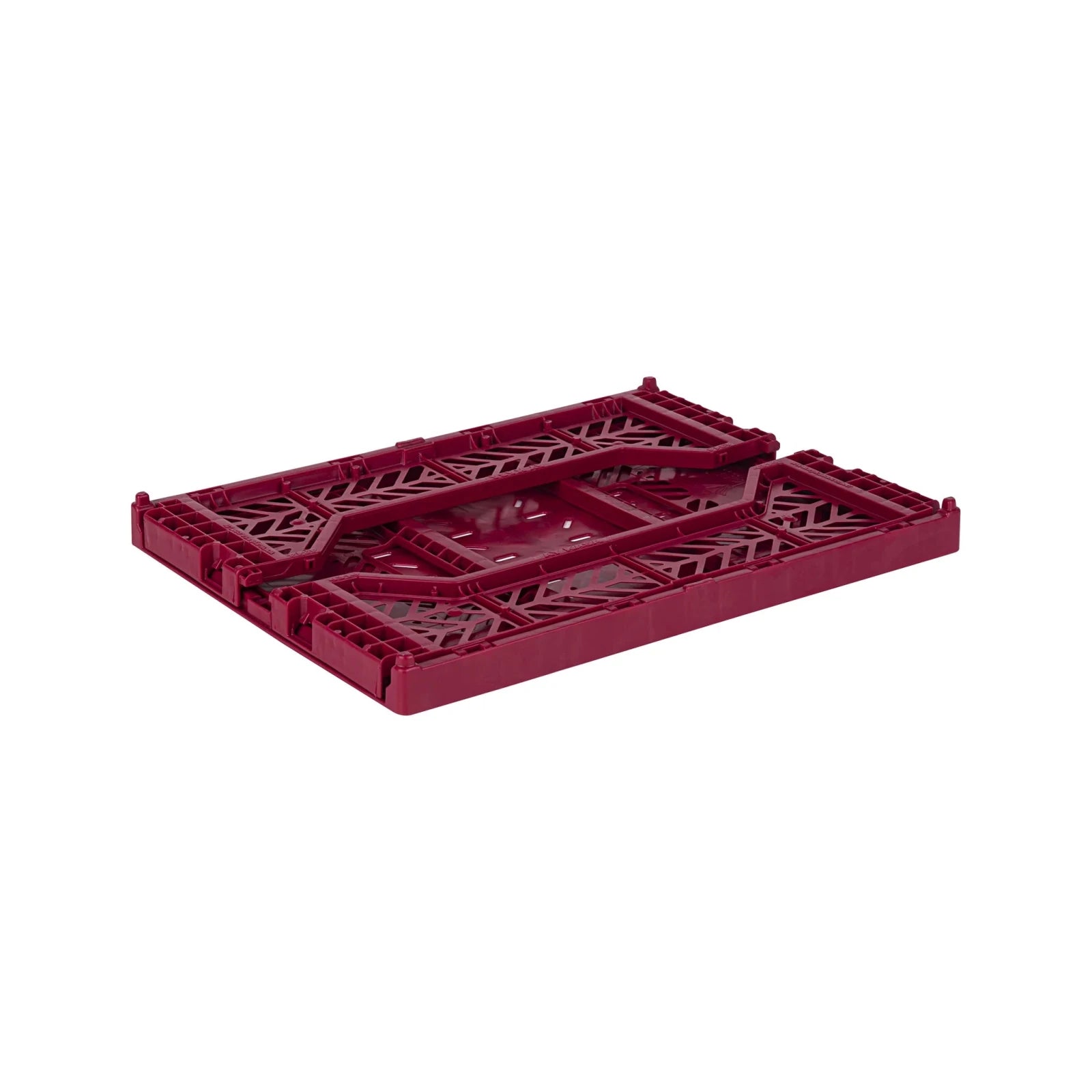 Aykasa Faltkiste Midi in Chilli Pepper (Rot), stapelbare Klappbox – ROSA ECK