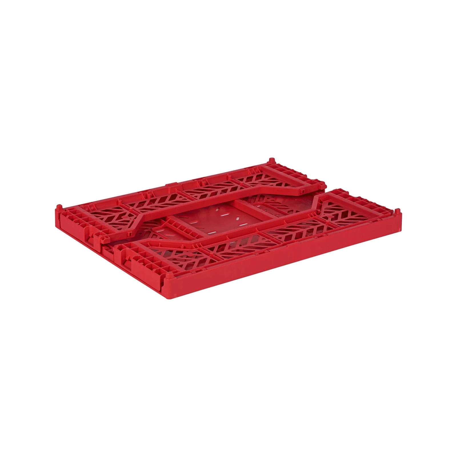 Aykasa Faltkiste Midi in Red (Rot), stapelbare Klappbox – ROSA ECK