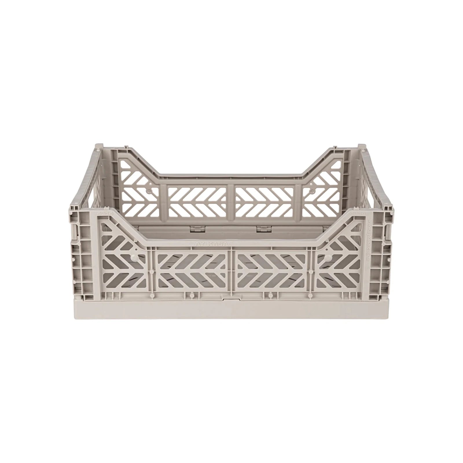 Aykasa Faltkiste Midi in Sand (Beige), stapelbare Klappbox – ROSA ECK