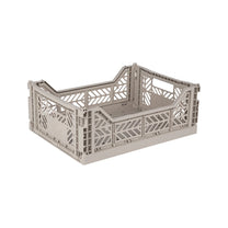 Aykasa Faltkiste Midi in Sand (Beige), stapelbare Klappbox – ROSA ECK